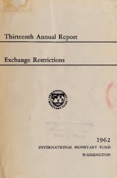 book Annual Report on Exchange Arrangements and Exchange Restrictions 1962.