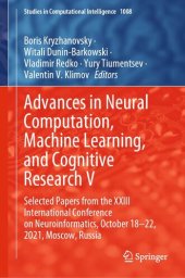 book Advances in Neural Computation, Machine Learning, and Cognitive Research V: Selected Papers from the XXIII International Conference on ...