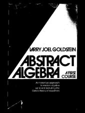 book Abstract Algebra: A First Course