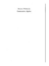 book Commutative Algebra