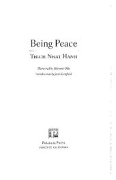 book Being peace