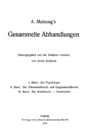 book Abhandlungen zur Psychologie