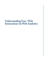 book Understanding User –Web Interactions via Web Analytics