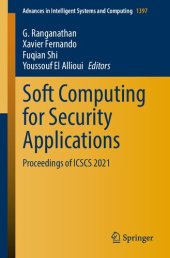 book Soft Computing for Security Applications: Proceedings of ICSCS 2021 (Advances in Intelligent Systems and Computing, 1397)