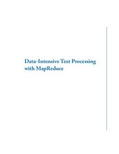 book Data-intensive text processing with MapReduce