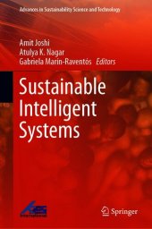 book Sustainable Intelligent Systems (Advances in Sustainability Science and Technology)