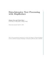 book Data-Intensive Text Processing with MapReduce