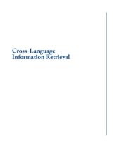 book Cross-Language Information Retrieval