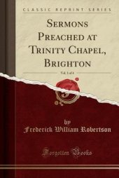 book Sermons Preached at Trinity Chapel, Brighton