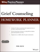 book Grief Counseling Homework Planner