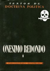 book Onésimo Redondo Obras Completas