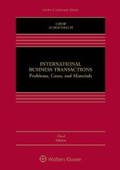 book International business transactions: problems, cases, and materials