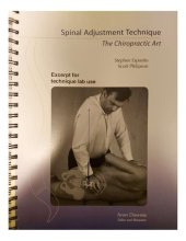 book Spinal Adjustment Technique - The Chiropractic Art for Macquarie University Students