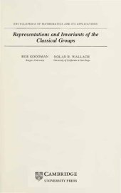 book Representations and Invariants of the Classical Groups