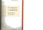 book O arquivo e o repertório: perfomance e memória cultural nas Américas