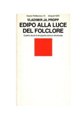 book Edipo alla luce del folclore. Quattro studi di etnografia storico-strutturale