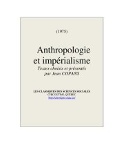 book Anthropologie et impérialisme