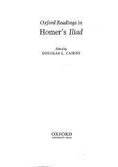 book Oxford Readings in Homer's Iliad