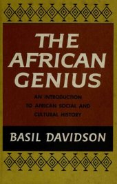 book The African genius : an introduction to African cultural and social history