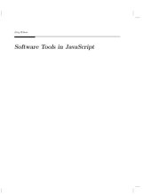 book Software Tools in JavaScript