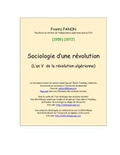 book Sociologie d’une révolution (L’an V de la révolution algérienne)