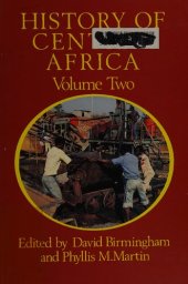 book History of Central Africa