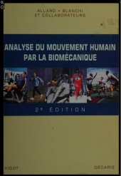 book Analyse du mouvement humain par la biomecanique