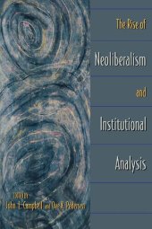 book The Rise of Neoliberalism and Institutional Analysis