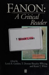 book Fanon: A Critical Reader