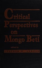 book Critical Perspectives on Mongo Beti