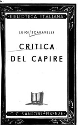 book Critica del capire