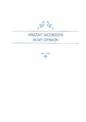 book Vincent Jacobsson In My Opinion