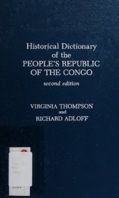 book Historical Dictionary of the People's Republic of the Congo (African Historical Dictionaries)