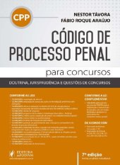 book Código De Processo Penal Para Concursos - 7ª Ed. 2016