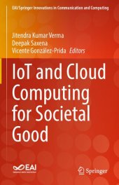 book IoT and Cloud Computing for Societal Good (EAI/Springer Innovations in Communication and Computing)