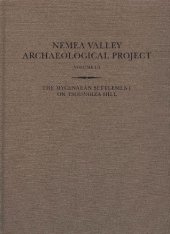 book The Mycenaean Settlement on Tsoungiza Hill