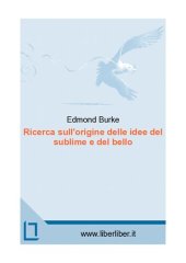 book Ricerca sull'origine delle idee del sublime e del bello