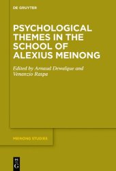 book Psychological Themes in the School of Alexius Meinong