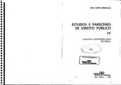 book Estudos e pareceres de direito público. 4-5 1: Assuntos administrativos em geral. - 2: Assuntos municipais