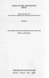 book Deutsche der Fremdenlegion 1870-1965 : Mythen und Realitäten