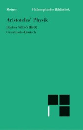 book Aristoteles Physik - Halbband 2: Bücher V (E)- VIII(Th)