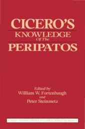 book Cicero's Knowledge of the Peripatos