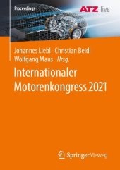 book Internationaler Motorenkongress 2021 (Proceedings) (German and English Edition)