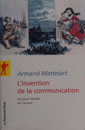 book L'invention de la communication