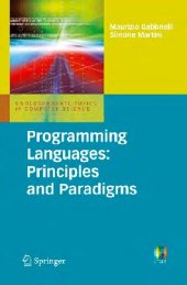 book Programming Languages: Principles and Paradigms