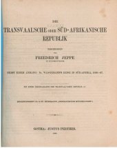 book Die Transvaalsche oder Süd-Afrikanische Republik; nebst einem Anhang: Dr. Wangemanns Reise in Süd-Afrika 1866-67