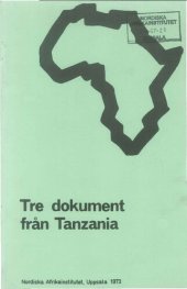 book Tre dokument från Tanzania