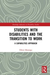 book Students with Disabilities and the Transition to Work: A Capabilities Approach