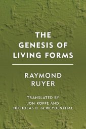 book The Genesis of Living Forms