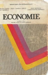 book Economie : clasa a XI-a : pentru licee si scoli normale